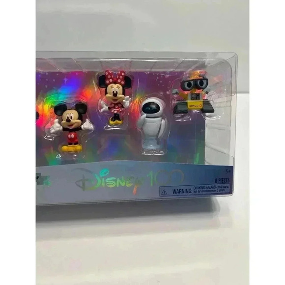 Disney 100 Years Of Love Collector Character Figure Set Limited Edition 8 Pieces - Picture 3 of 4